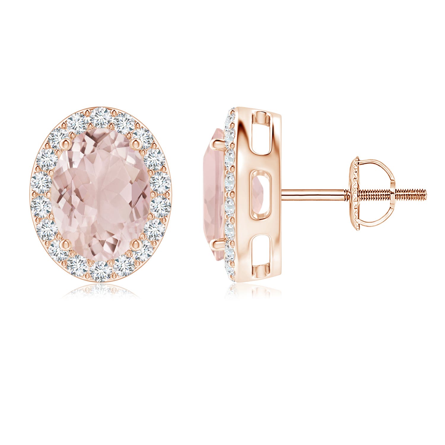 A - Morganite / 2.56 CT / 14 KT Rose Gold