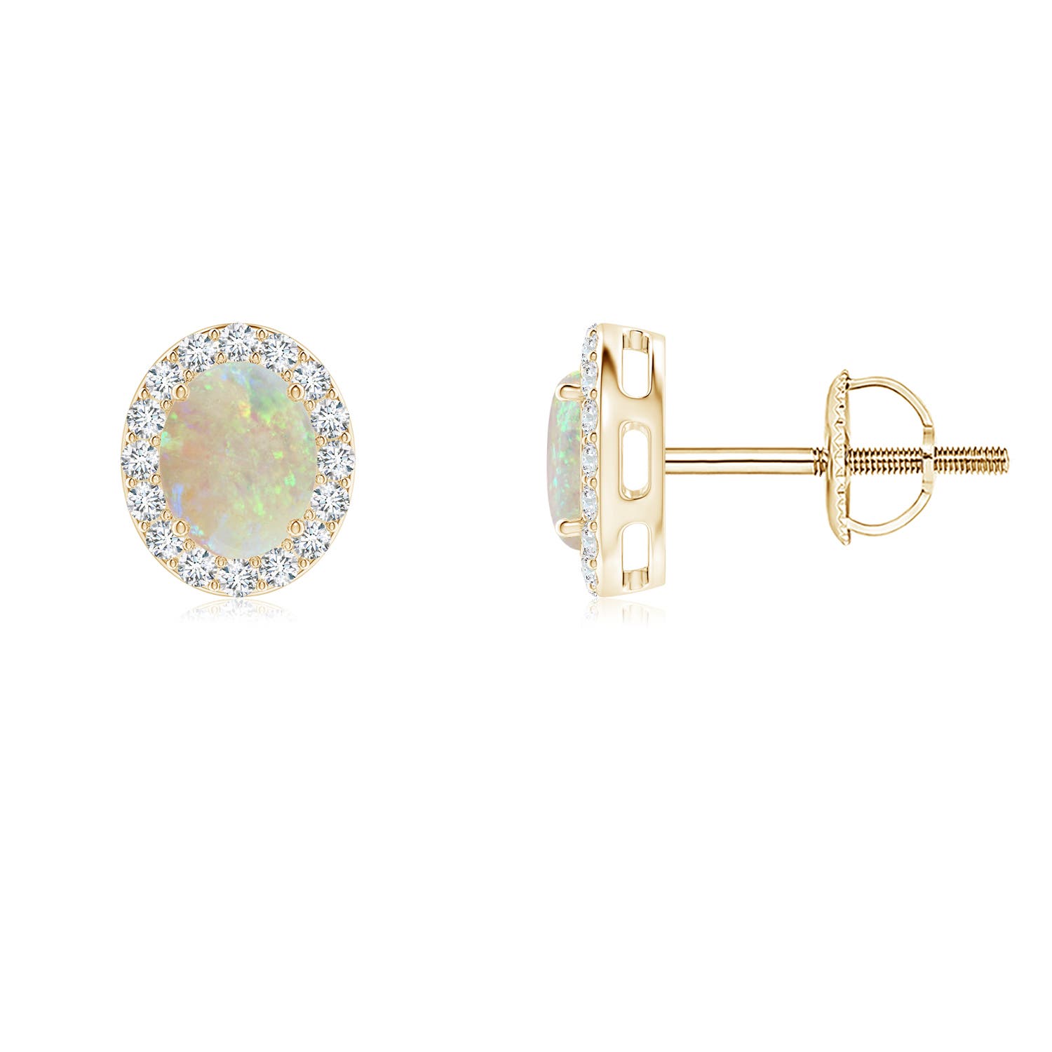 AAA - Opal / 0.62 CT / 14 KT Yellow Gold