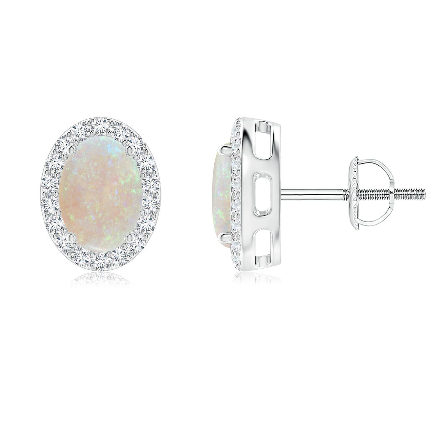 AA - Opal / 1.19 CT / 14 KT White Gold