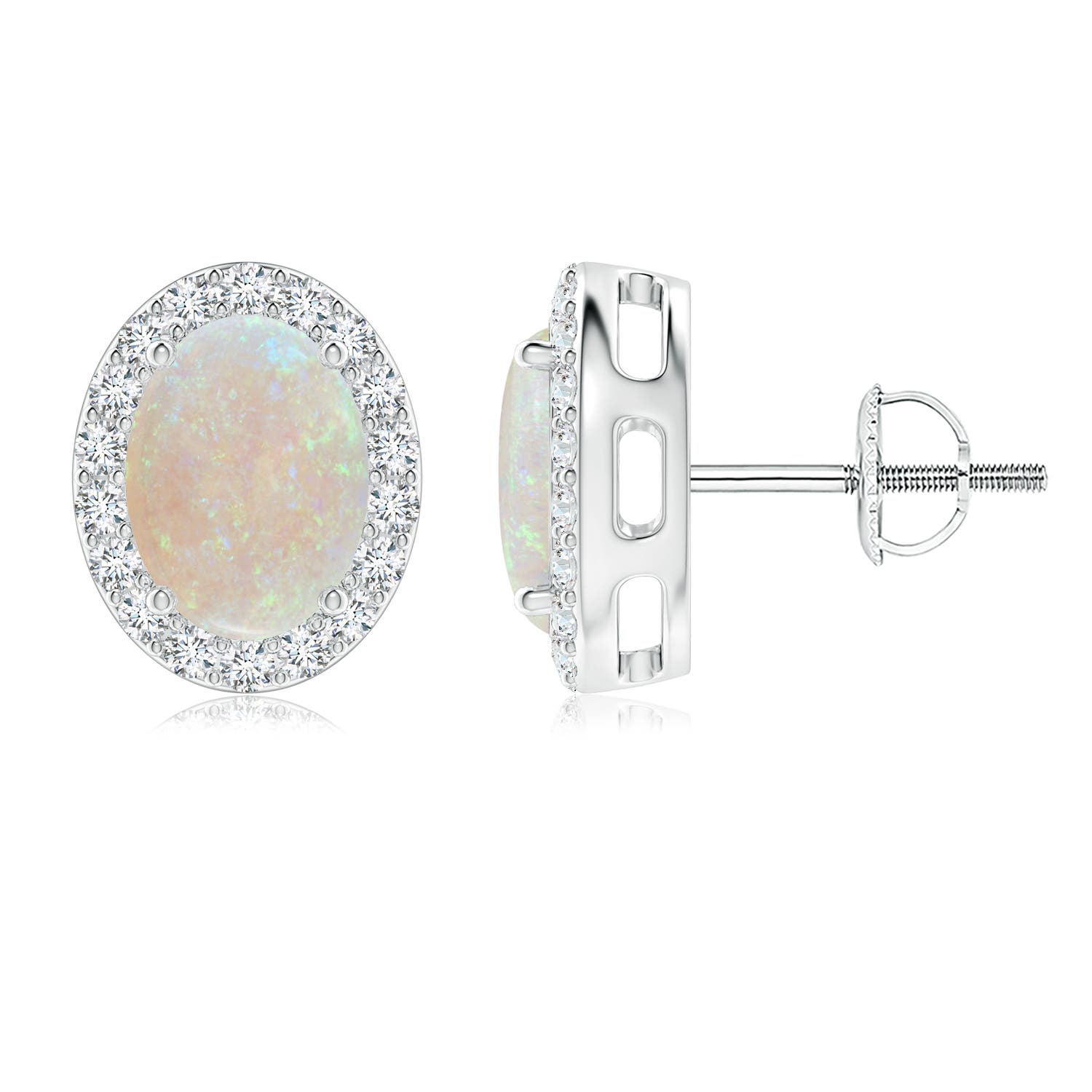 AA - Opal / 1.96 CT / 14 KT White Gold