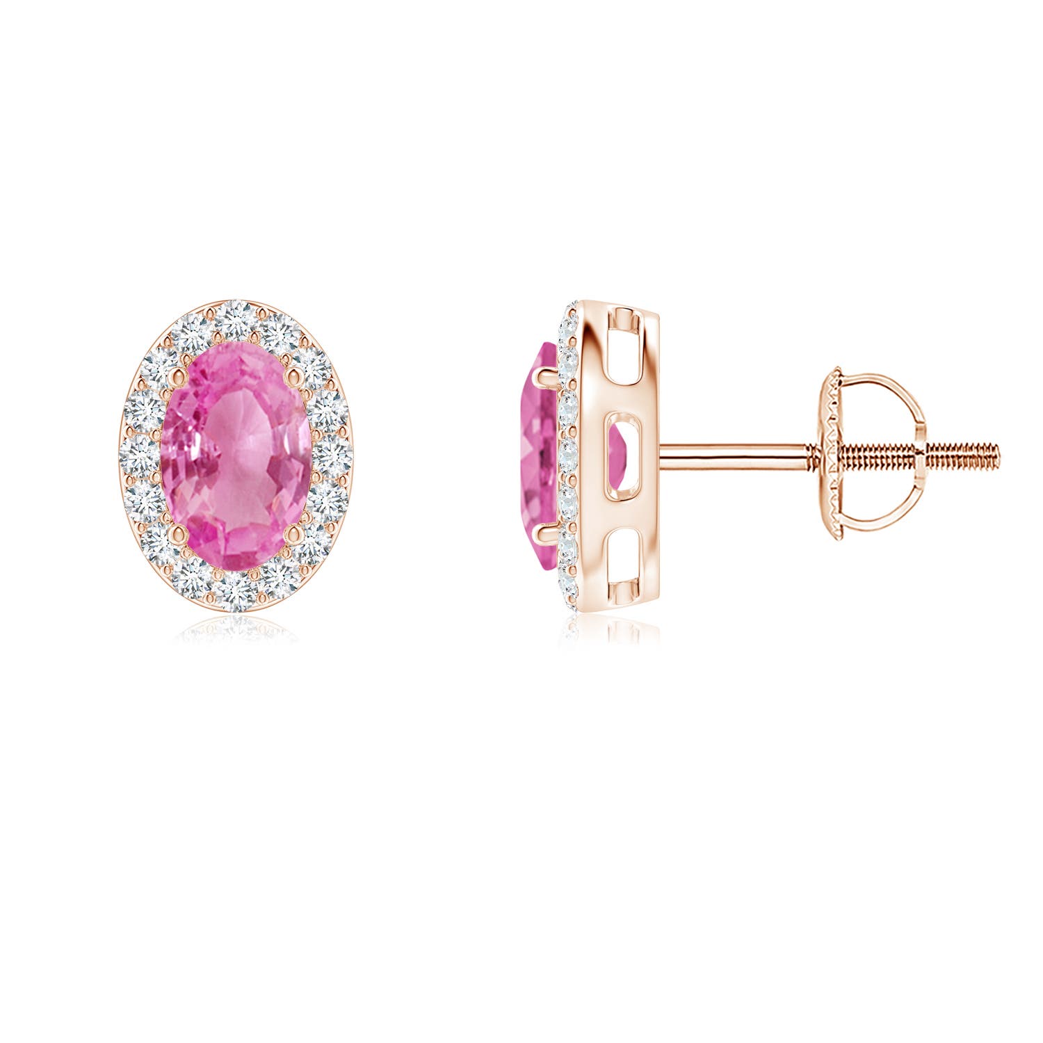 AA - Pink Sapphire / 1.29 CT / 14 KT Rose Gold