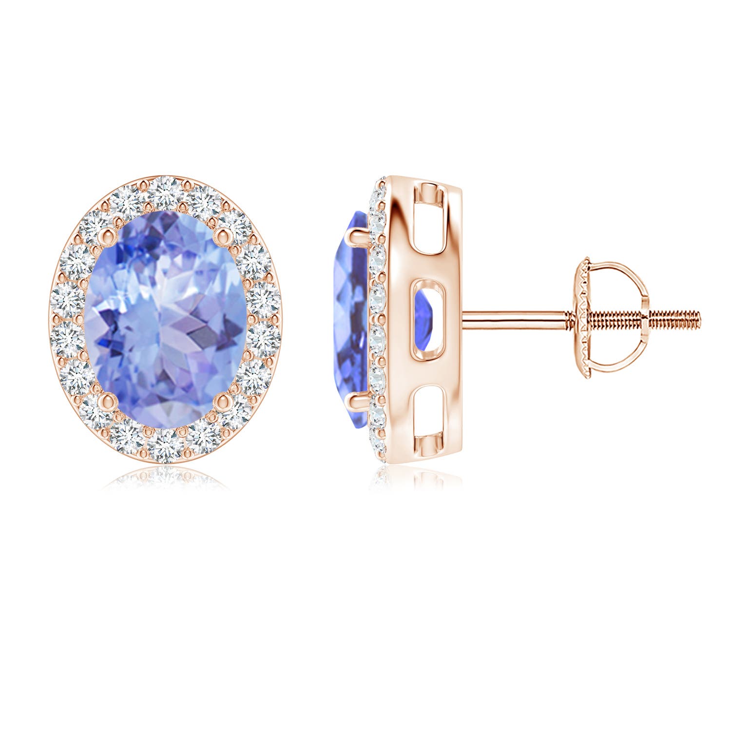 A - Tanzanite / 2.86 CT / 14 KT Rose Gold