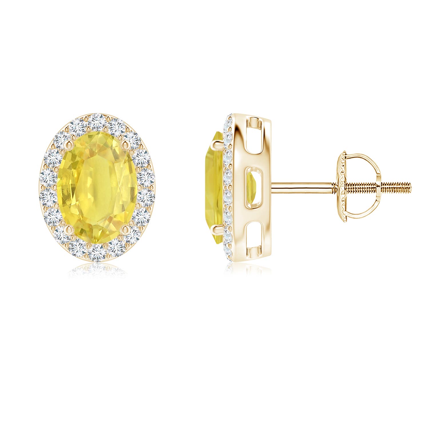 A - Yellow Sapphire / 2.29 CT / 14 KT Yellow Gold