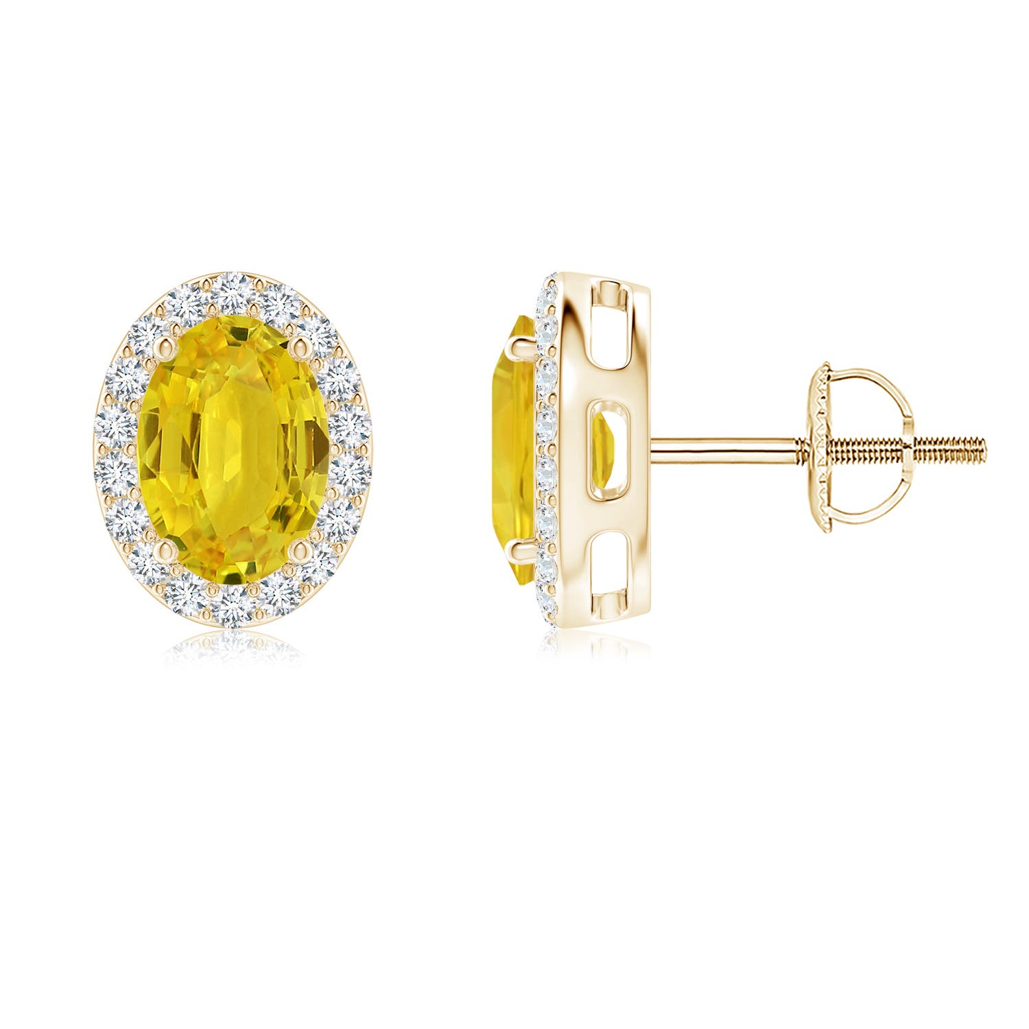 AAA - Yellow Sapphire / 2.29 CT / 14 KT Yellow Gold