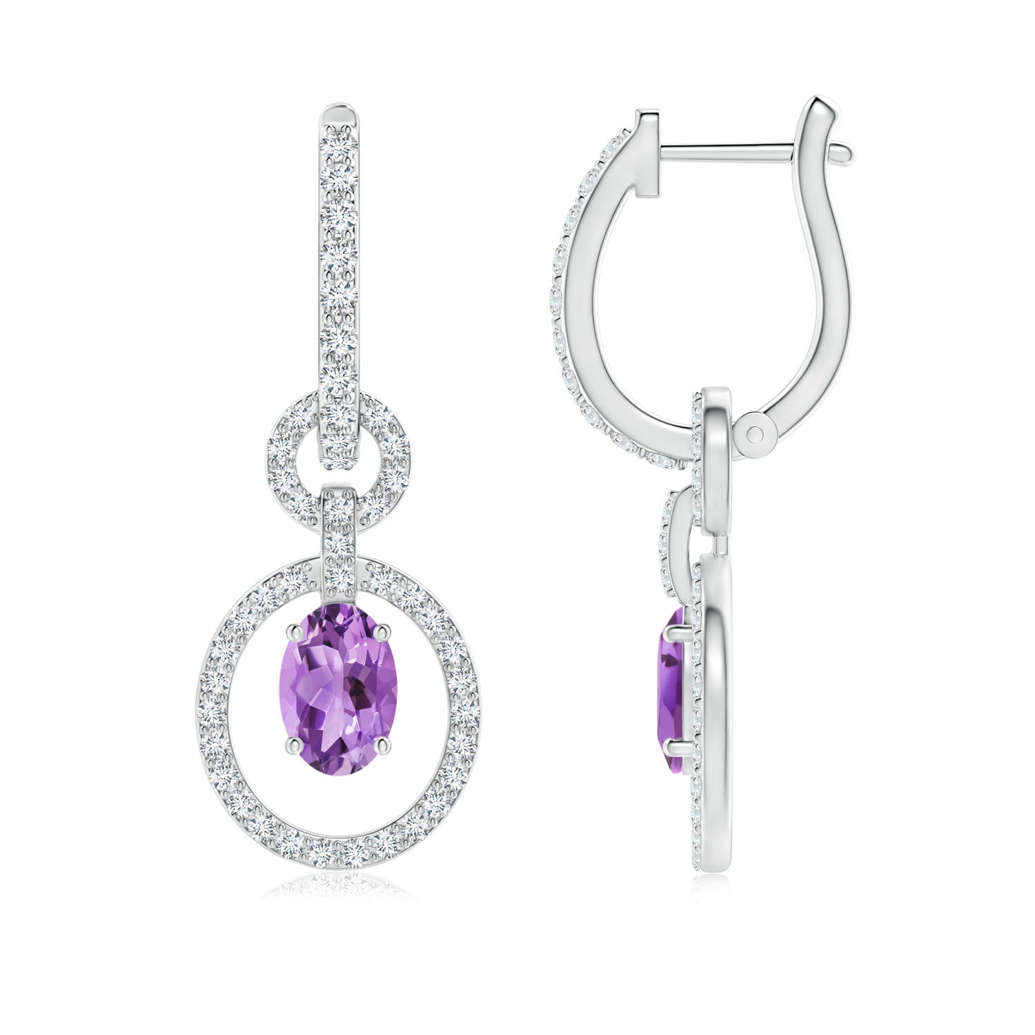 A - Amethyst / 1.35 CT / 14 KT White Gold