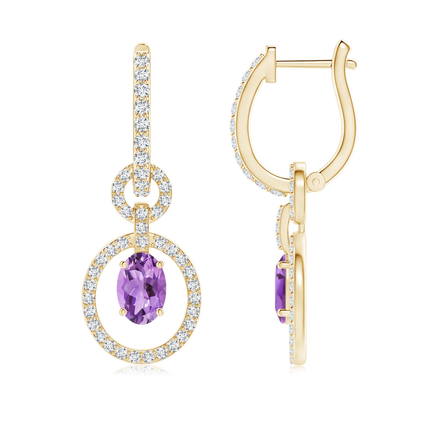 A - Amethyst / 1.35 CT / 14 KT Yellow Gold