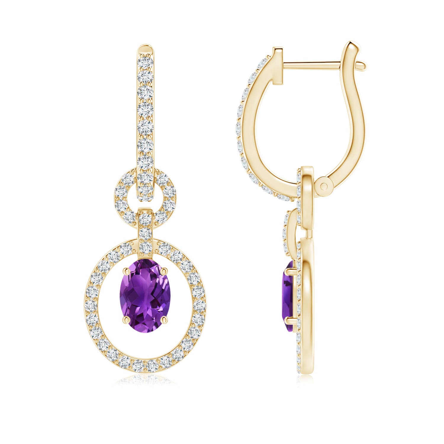 AAAA - Amethyst / 1.35 CT / 14 KT Yellow Gold