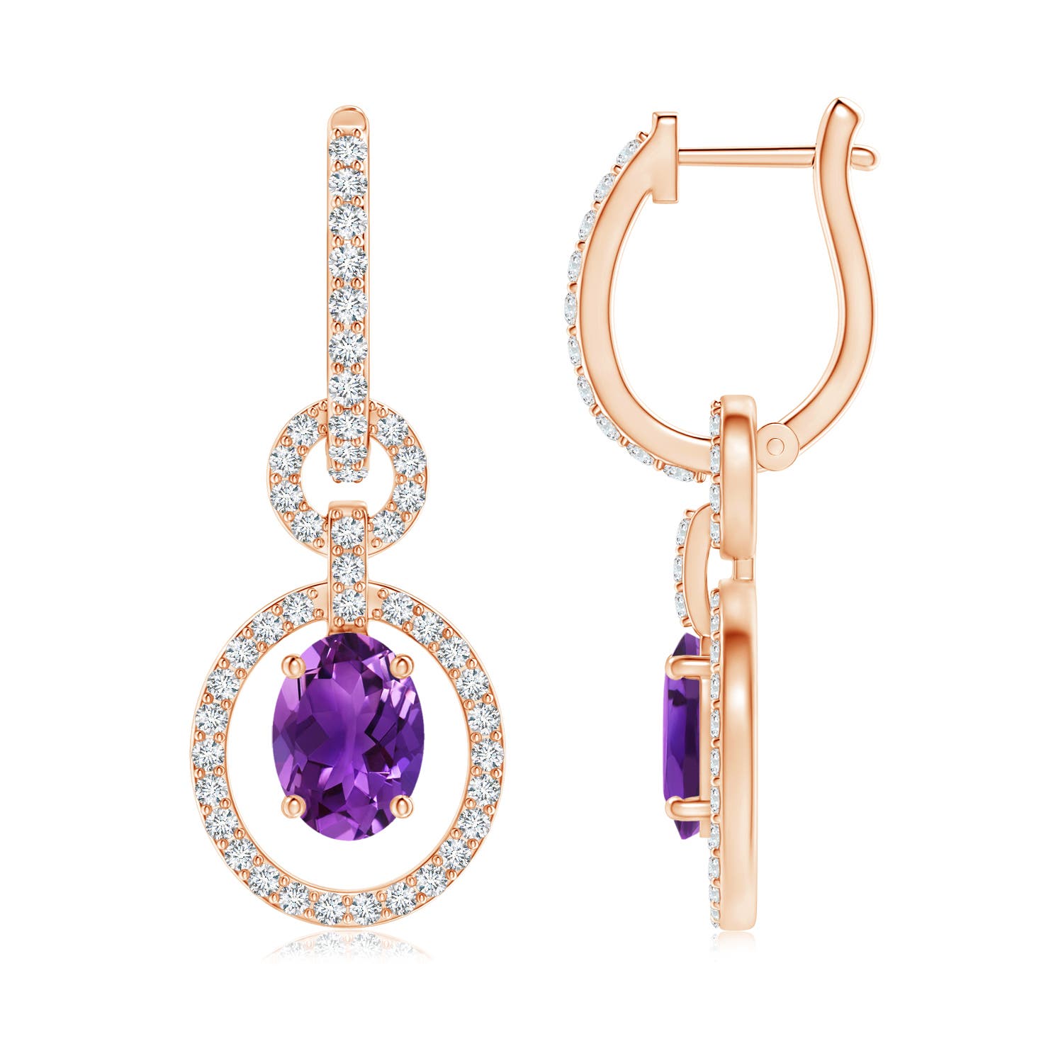 AAAA - Amethyst / 2.02 CT / 14 KT Rose Gold