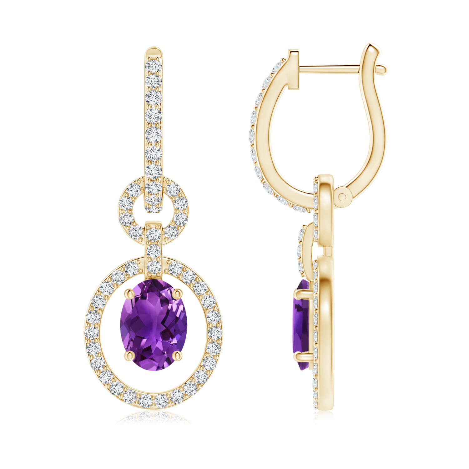 AAAA - Amethyst / 2.02 CT / 14 KT Yellow Gold