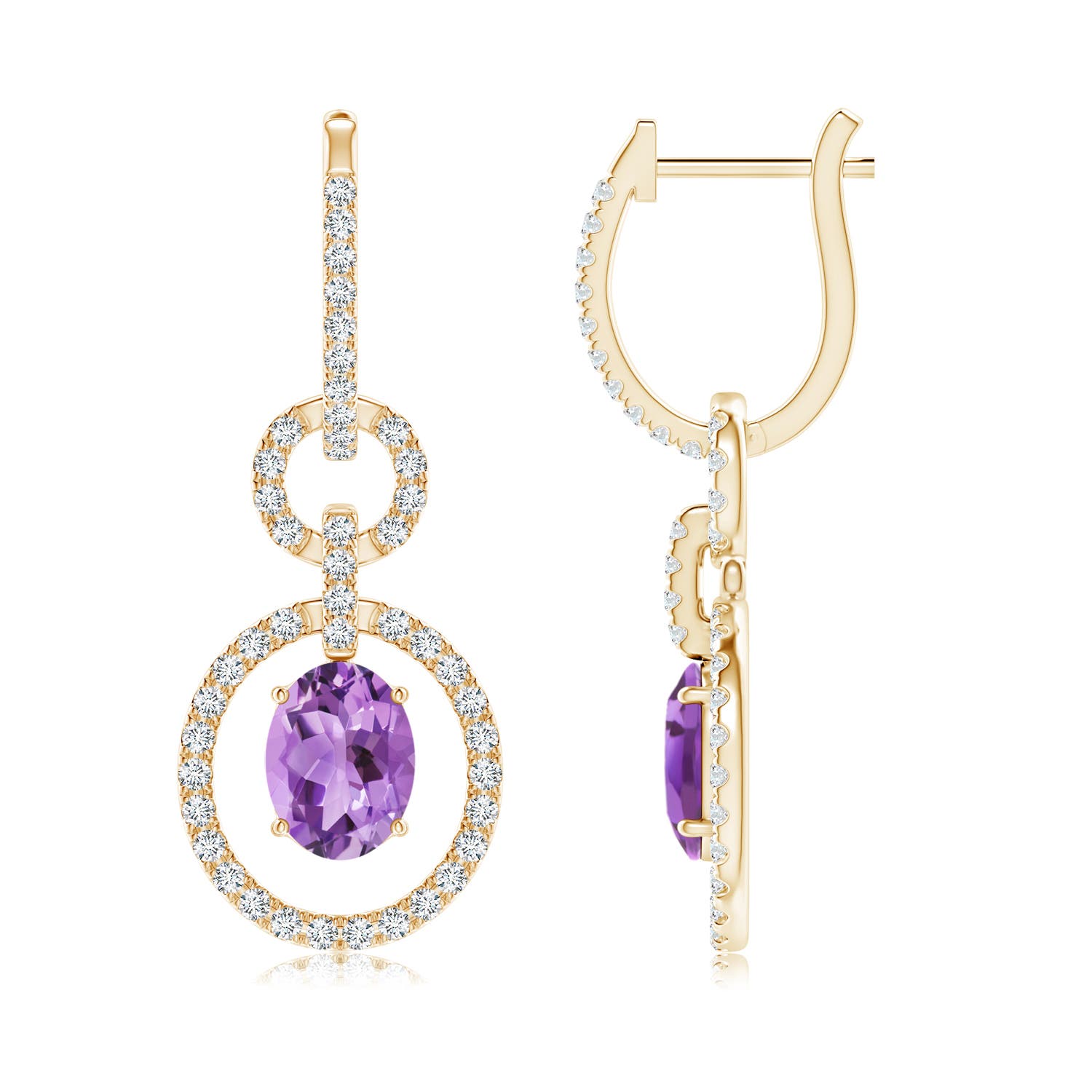 A - Amethyst / 3.08 CT / 14 KT Yellow Gold