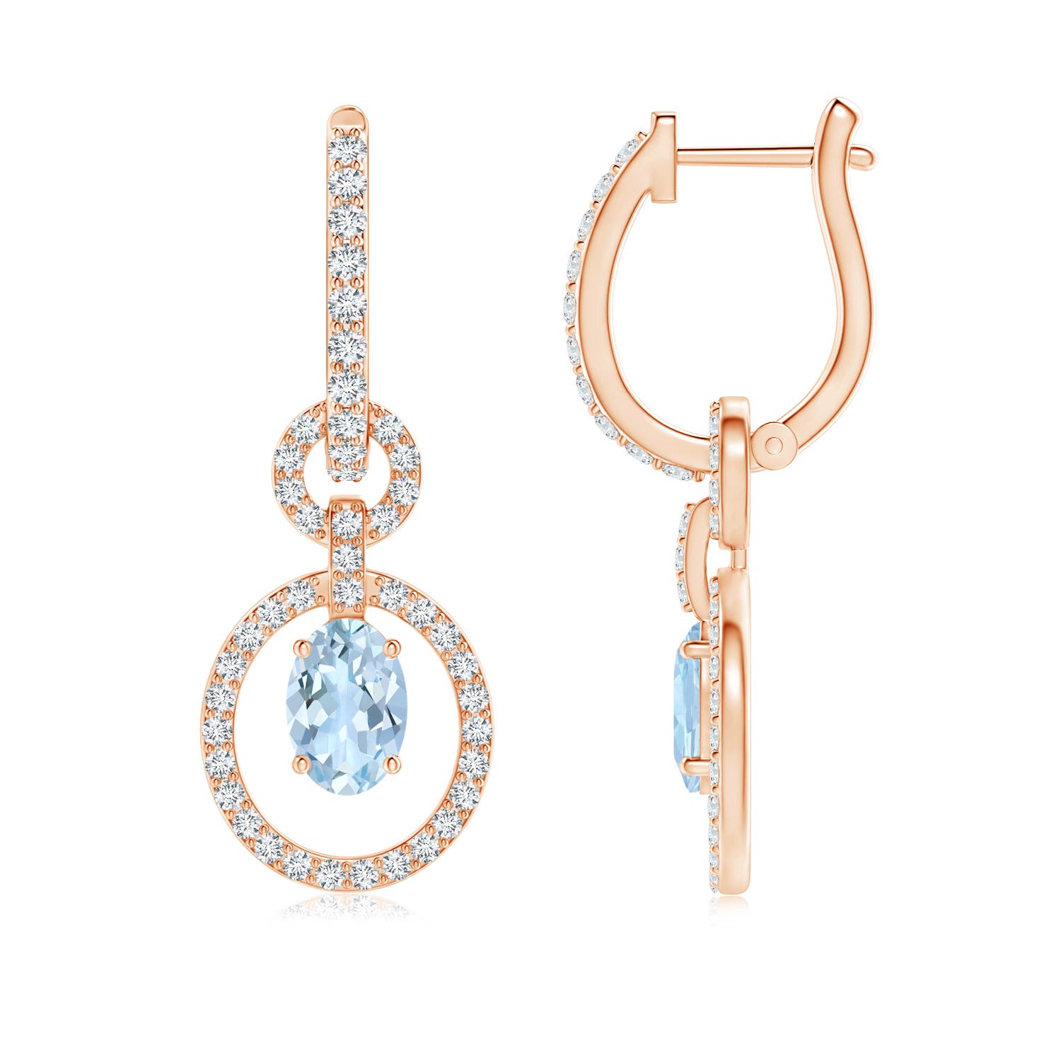 AA - Aquamarine / 1.35 CT / 14 KT Rose Gold