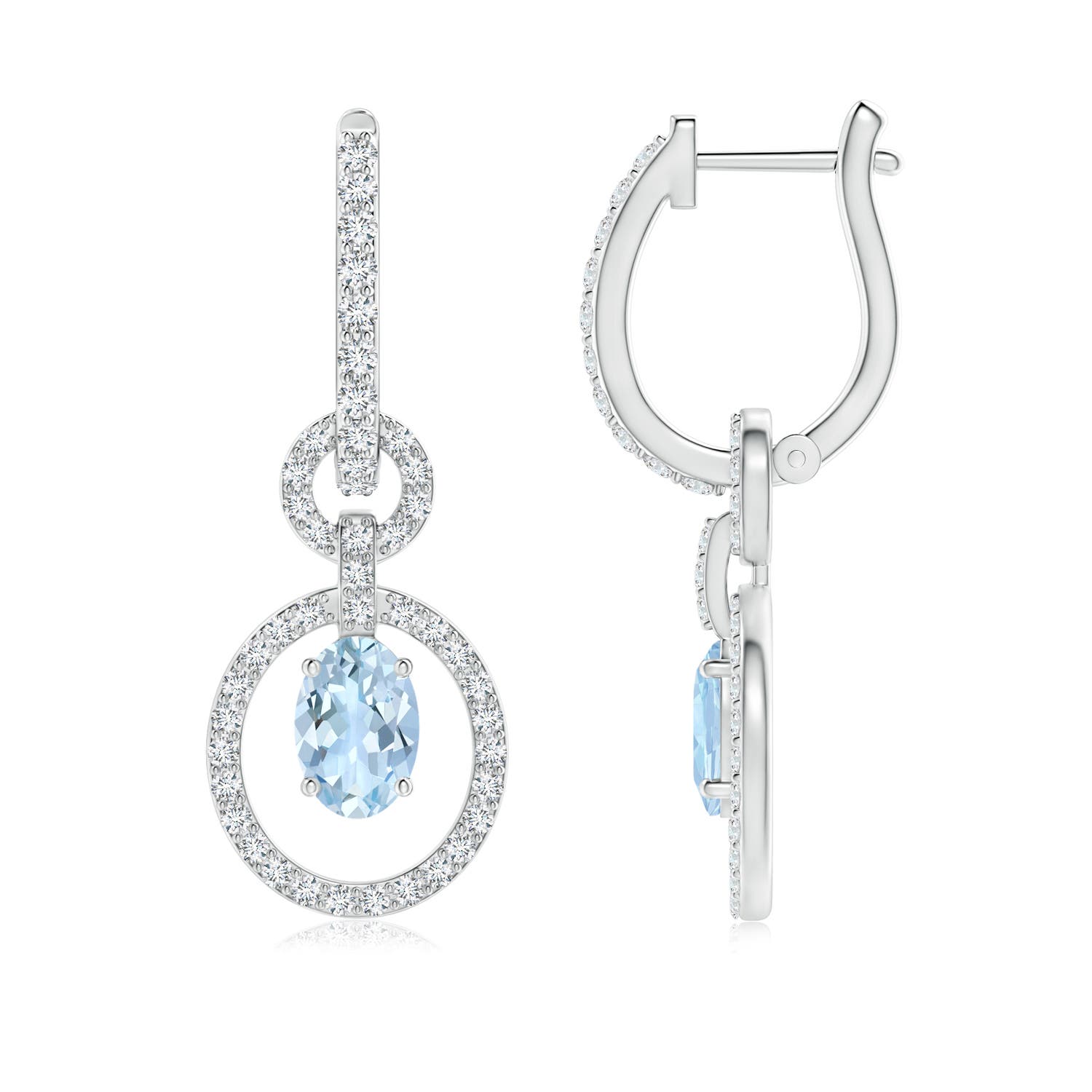 AA - Aquamarine / 1.35 CT / 14 KT White Gold