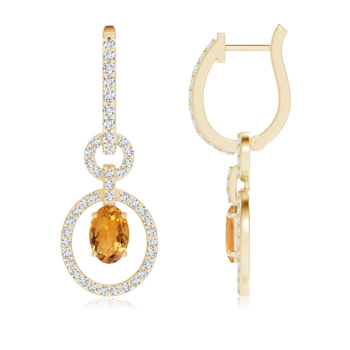 AA - Citrine / 1.35 CT / 14 KT Yellow Gold