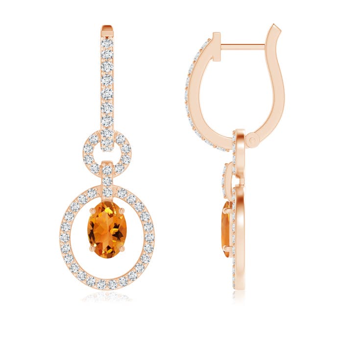 AAA - Citrine / 1.35 CT / 14 KT Rose Gold