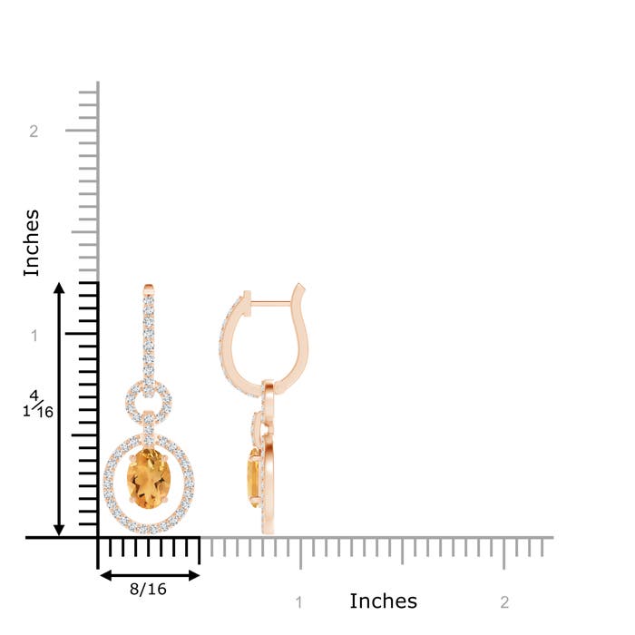 A - Citrine / 2.12 CT / 14 KT Rose Gold