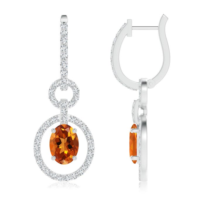 AAAA - Citrine / 2.12 CT / 14 KT White Gold