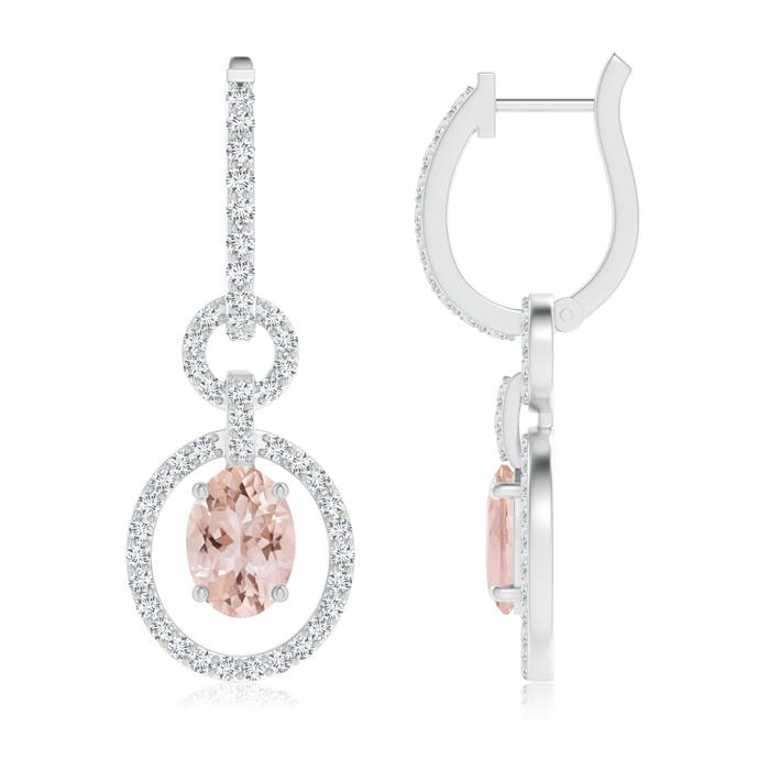 AAA - Morganite / 2.02 CT / 14 KT White Gold