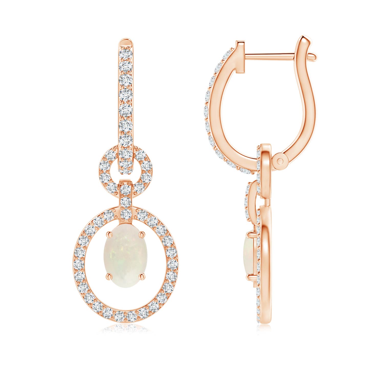 A - Opal / 1.11 CT / 14 KT Rose Gold