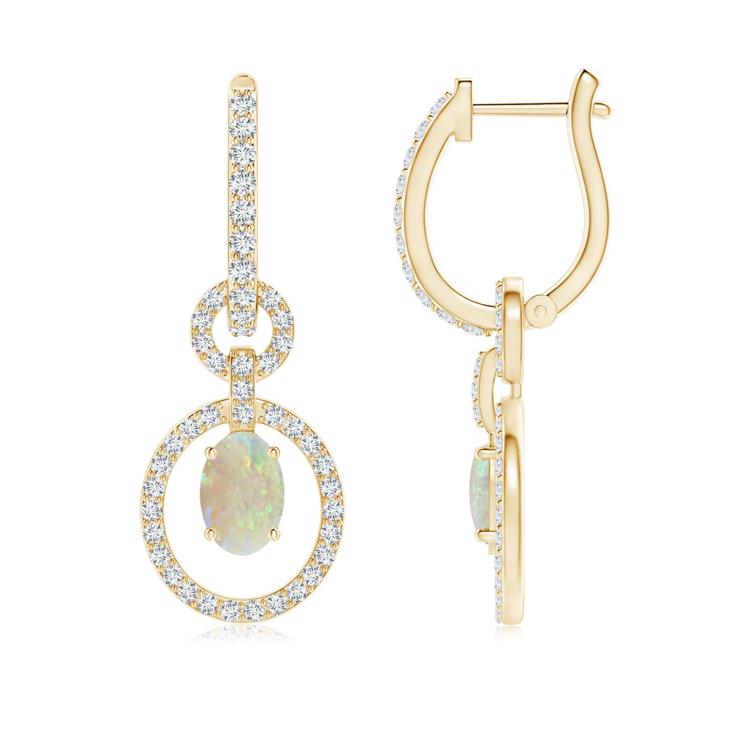 AAA - Opal / 1.11 CT / 14 KT Yellow Gold