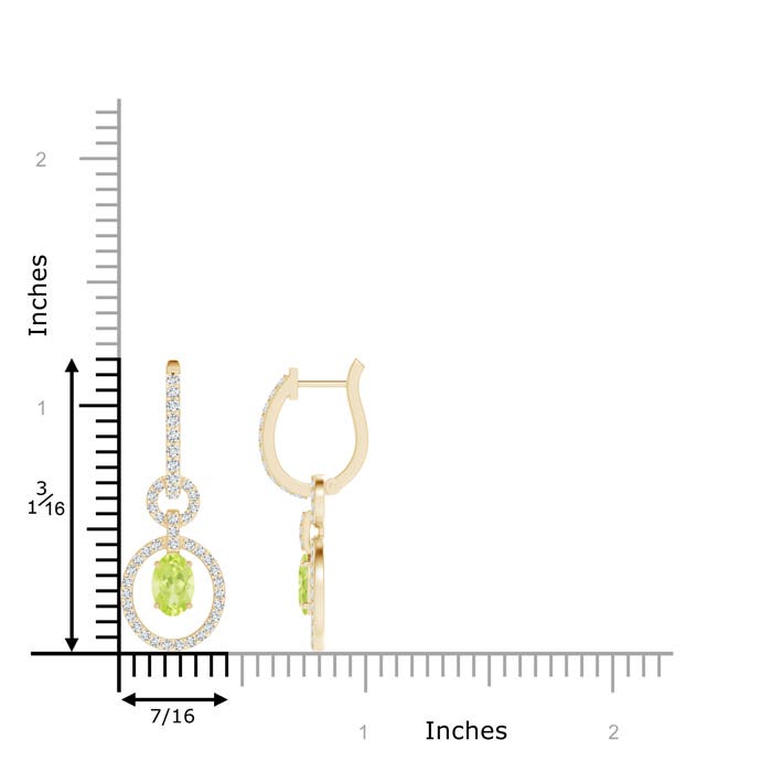 A - Peridot / 1.51 CT / 14 KT Yellow Gold