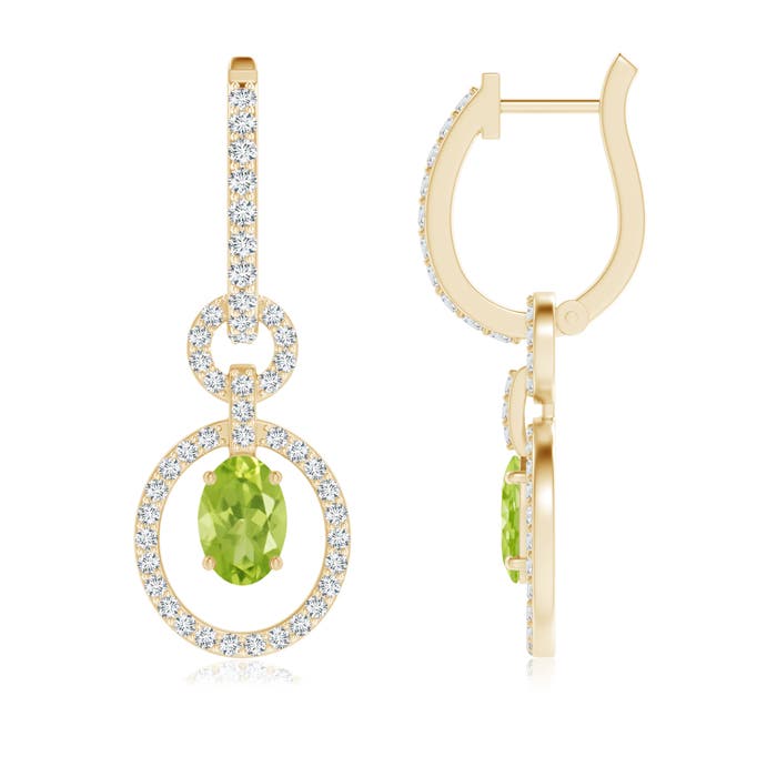 AA - Peridot / 1.51 CT / 14 KT Yellow Gold