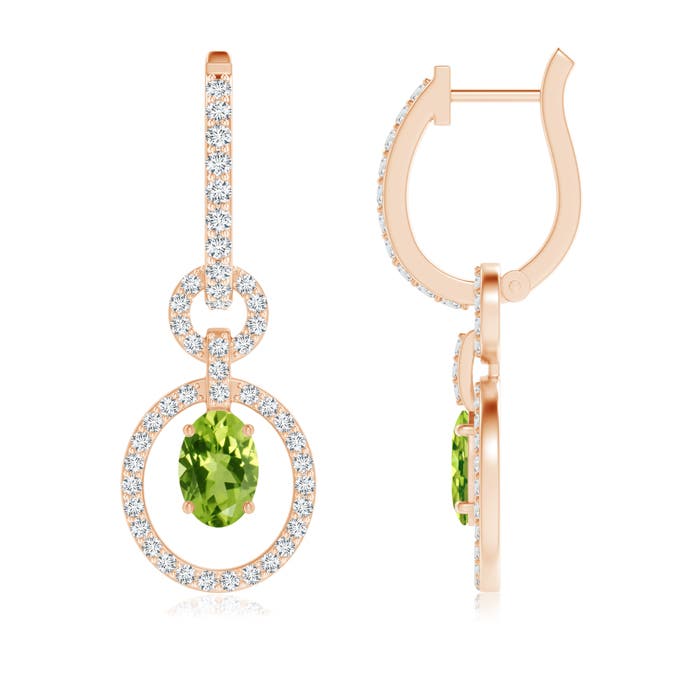 AAA - Peridot / 1.51 CT / 14 KT Rose Gold