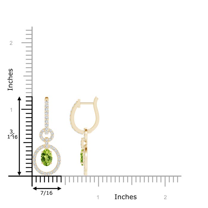 AAA - Peridot / 1.51 CT / 14 KT Yellow Gold