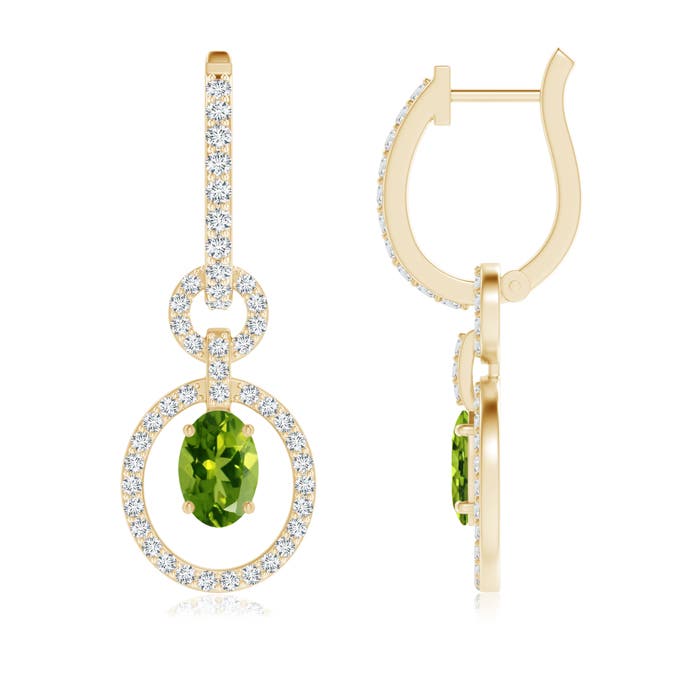 AAAA - Peridot / 1.51 CT / 14 KT Yellow Gold