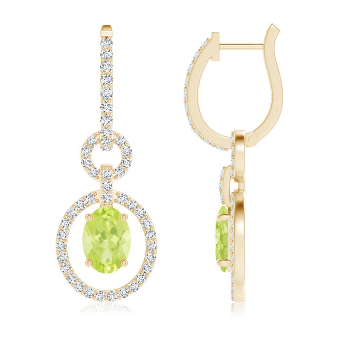 A - Peridot / 2.32 CT / 14 KT Yellow Gold