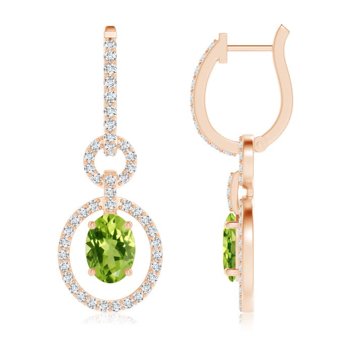 AAA - Peridot / 2.32 CT / 14 KT Rose Gold