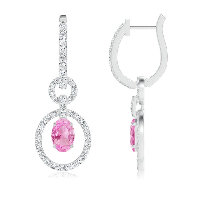 A - Pink Sapphire / 1.65 CT / 14 KT White Gold