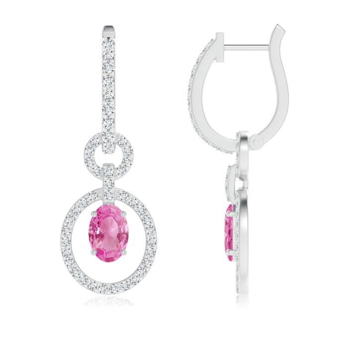 AA - Pink Sapphire / 1.65 CT / 14 KT White Gold