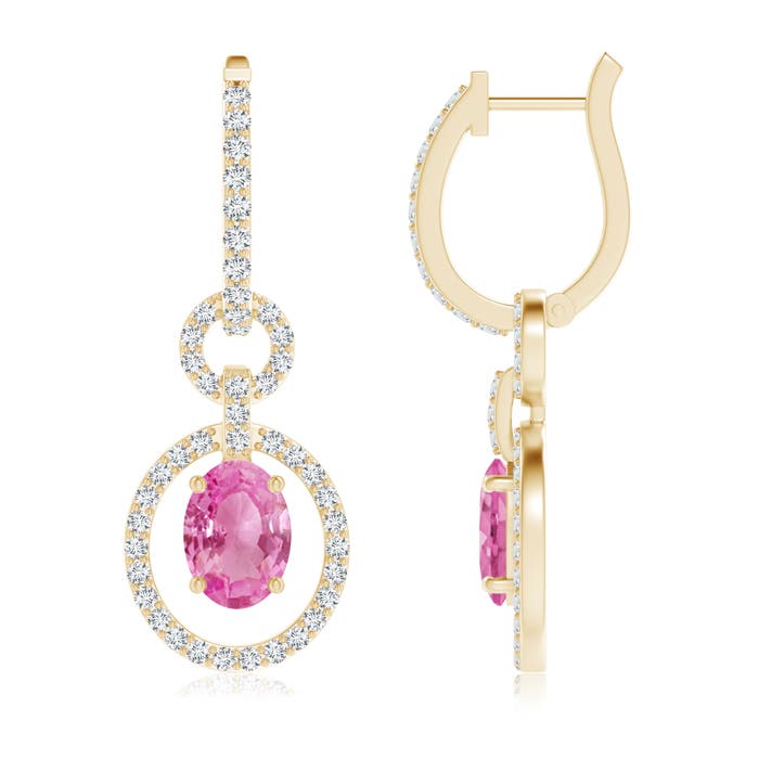 AA - Pink Sapphire / 2.32 CT / 14 KT Yellow Gold