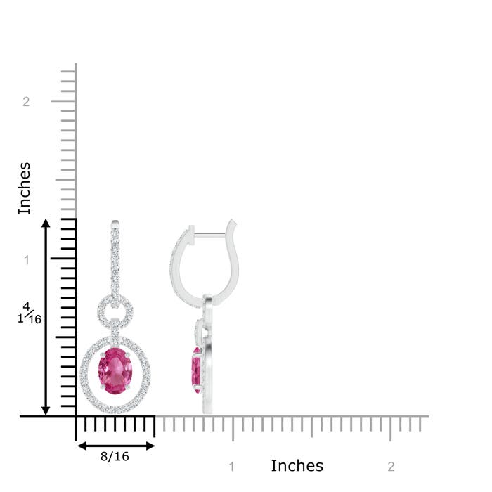 AAAA - Pink Sapphire / 2.32 CT / 14 KT White Gold