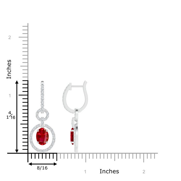 AAA - Ruby / 2.62 CT / 14 KT White Gold