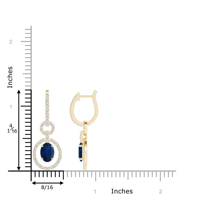 AA - Blue Sapphire / 2.32 CT / 14 KT Yellow Gold