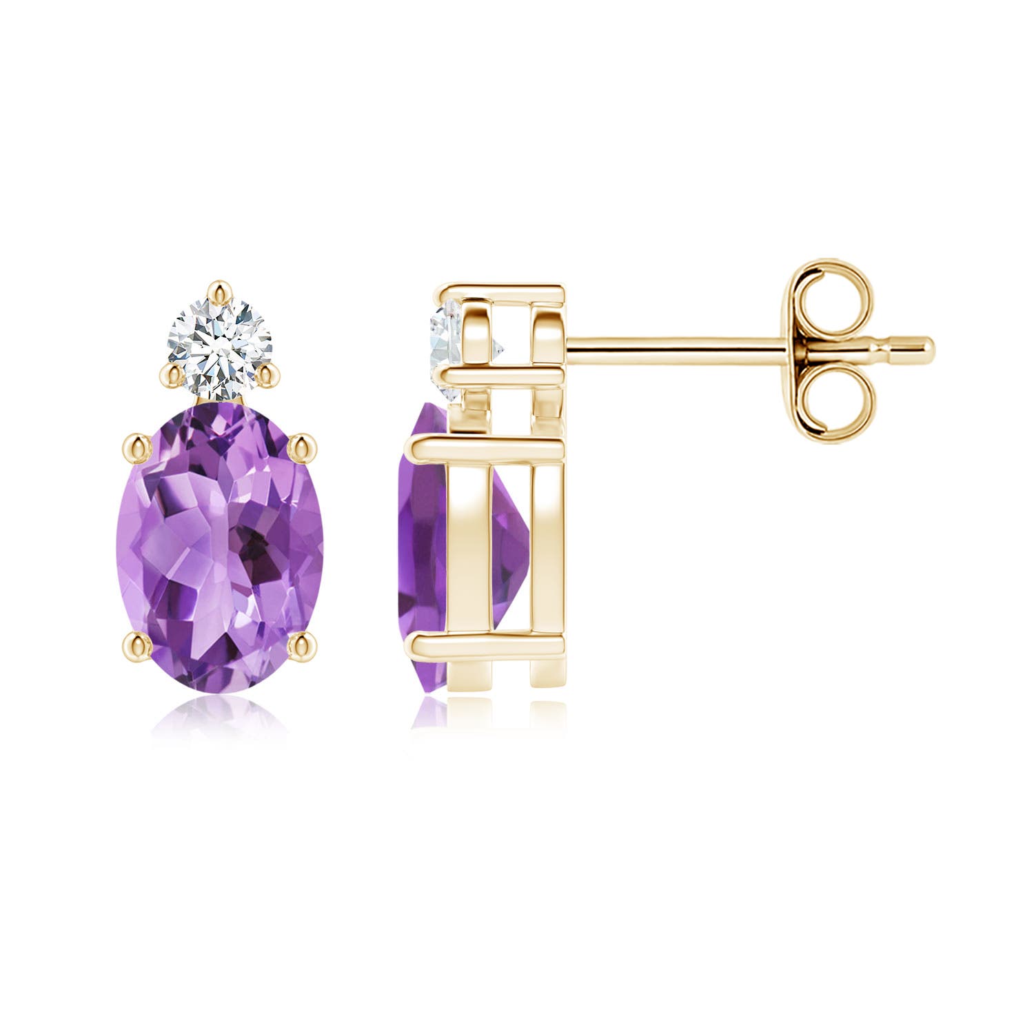 A - Amethyst / 1.54 CT / 14 KT Yellow Gold