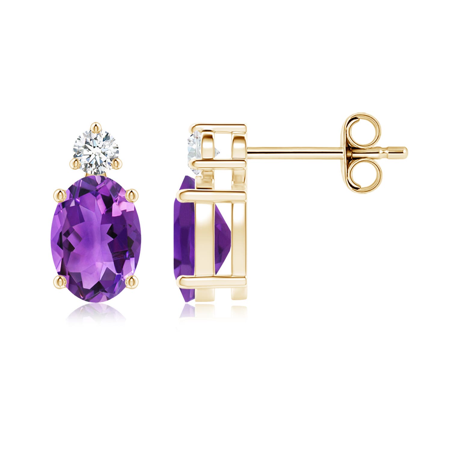 AAA - Amethyst / 1.54 CT / 14 KT Yellow Gold