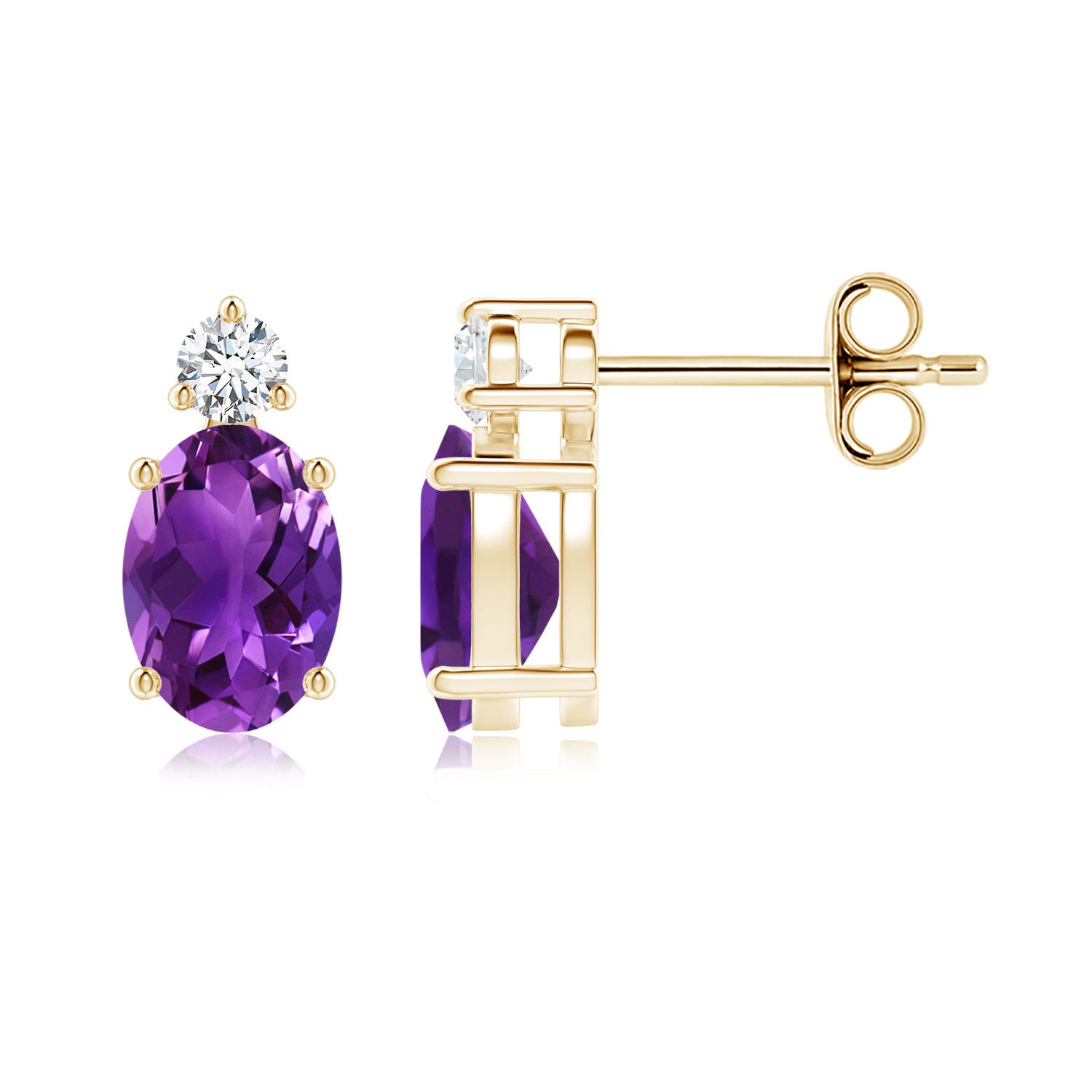 AAAA - Amethyst / 1.54 CT / 14 KT Yellow Gold