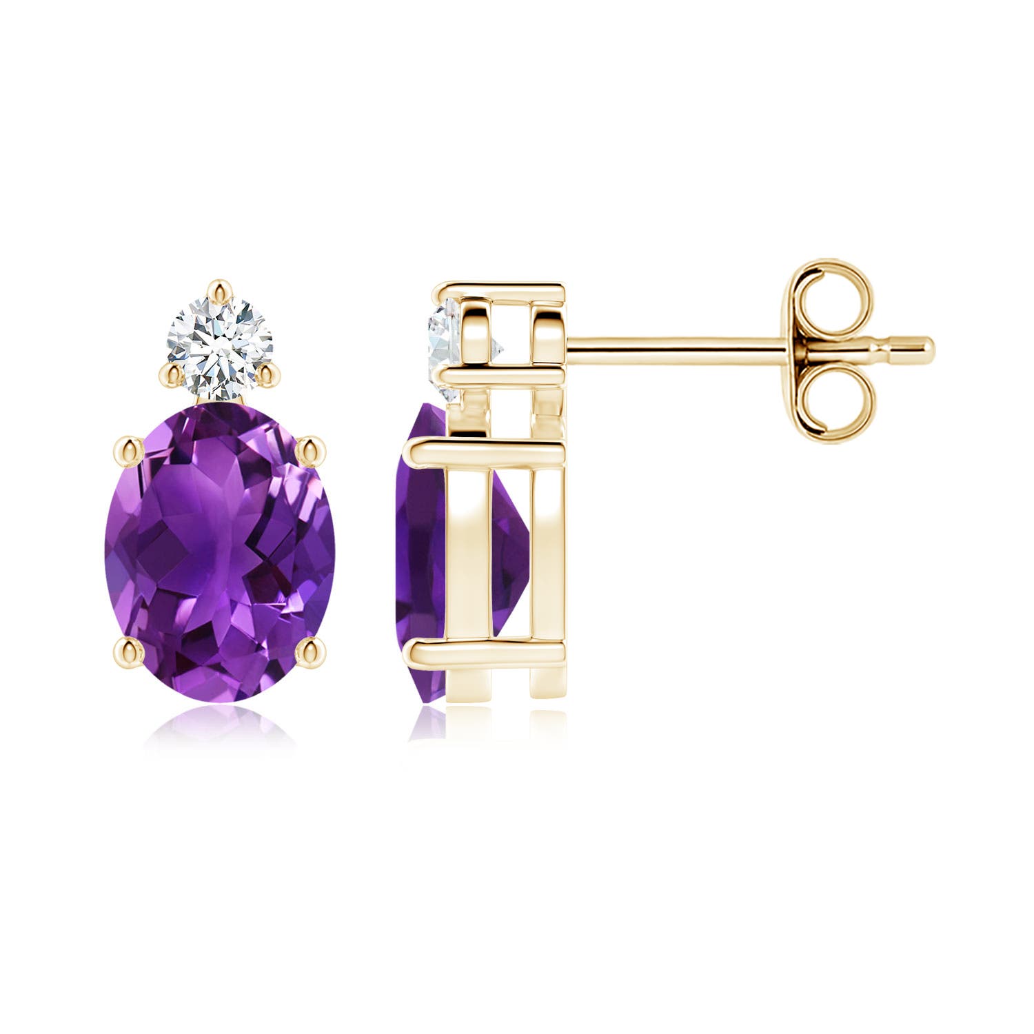 AAAA - Amethyst / 2.47 CT / 14 KT Yellow Gold