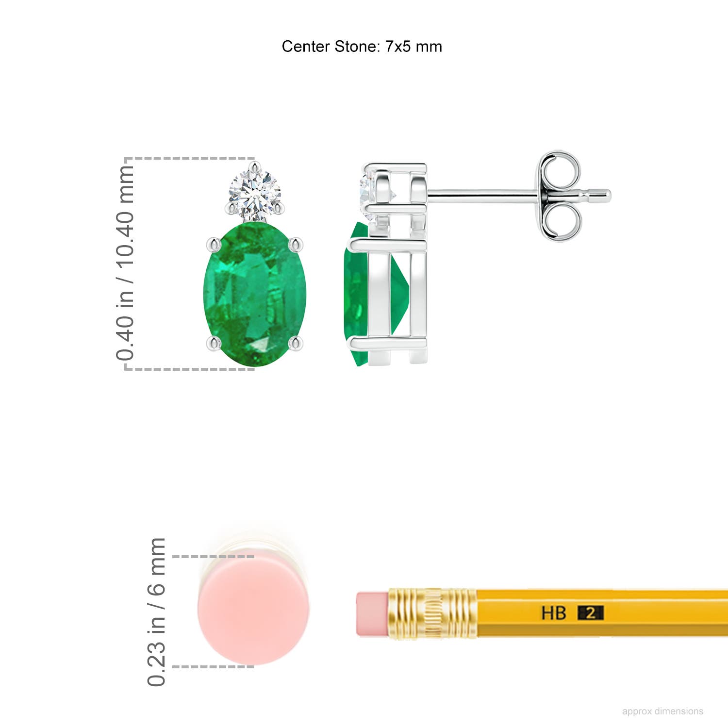 AA - Emerald / 1.46 CT / 14 KT White Gold