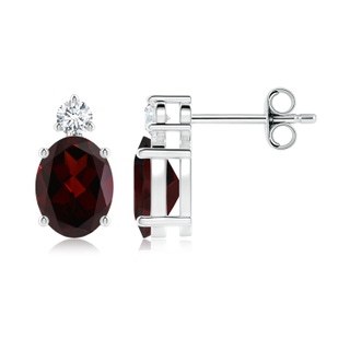Oval A Garnet