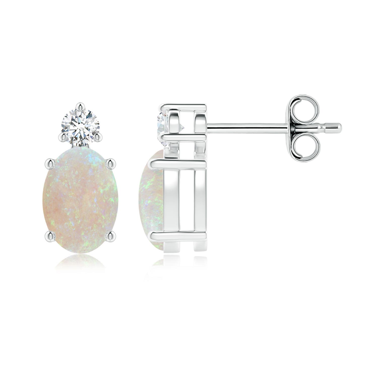 AA - Opal / 1.04 CT / 14 KT White Gold