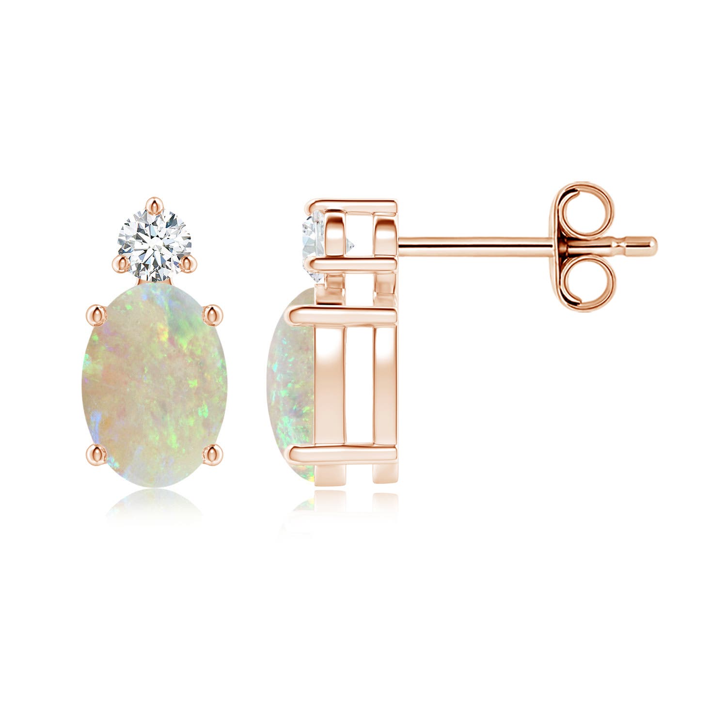 AAA - Opal / 1.04 CT / 14 KT Rose Gold