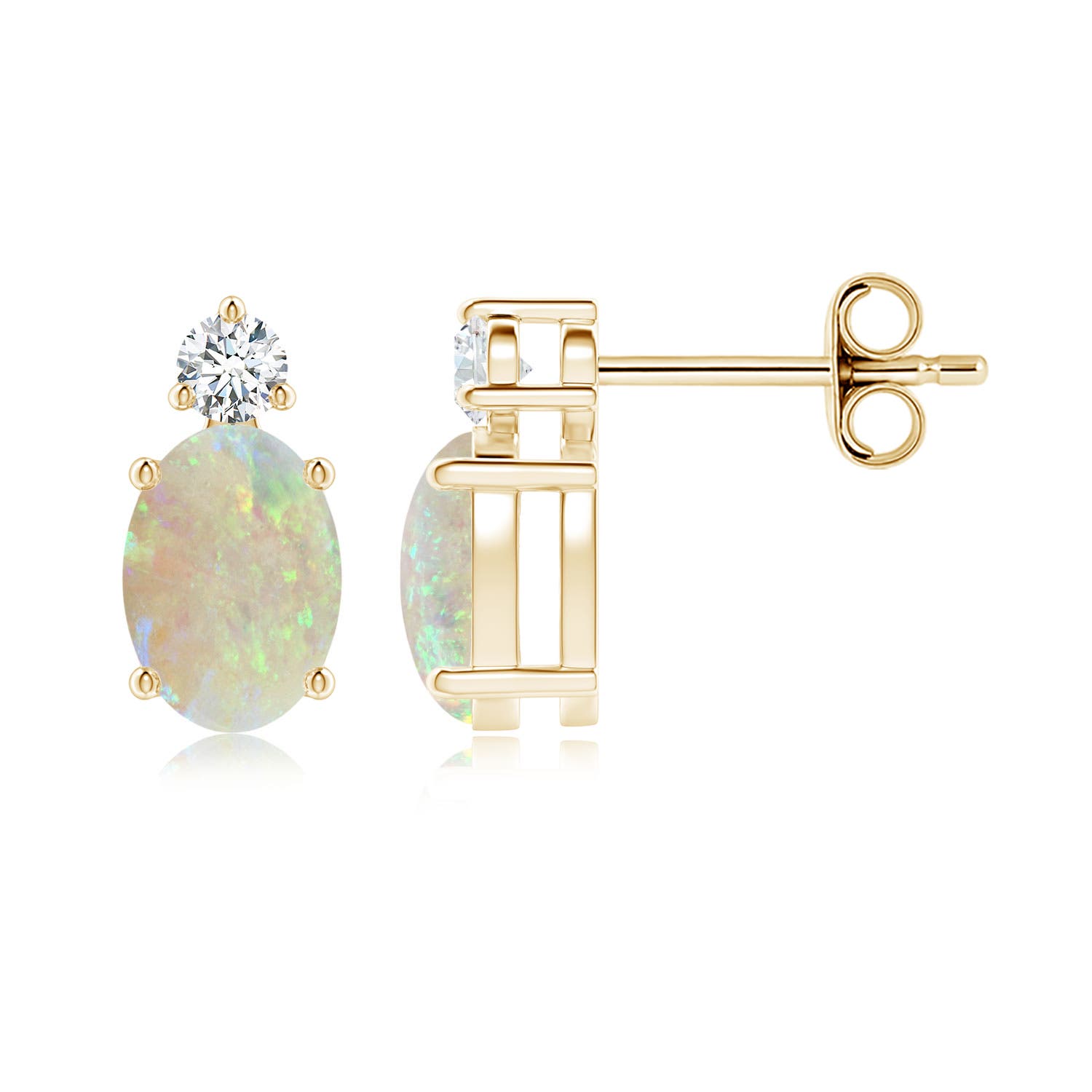 AAA - Opal / 1.04 CT / 14 KT Yellow Gold