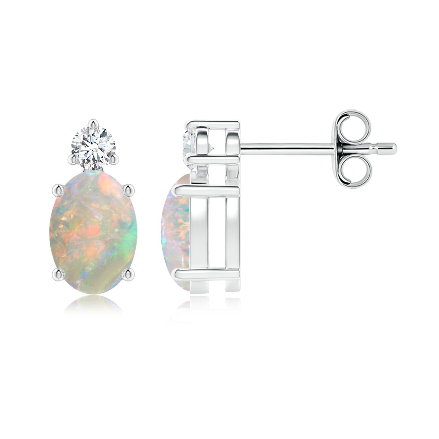 AAAA - Opal / 1.04 CT / 14 KT White Gold