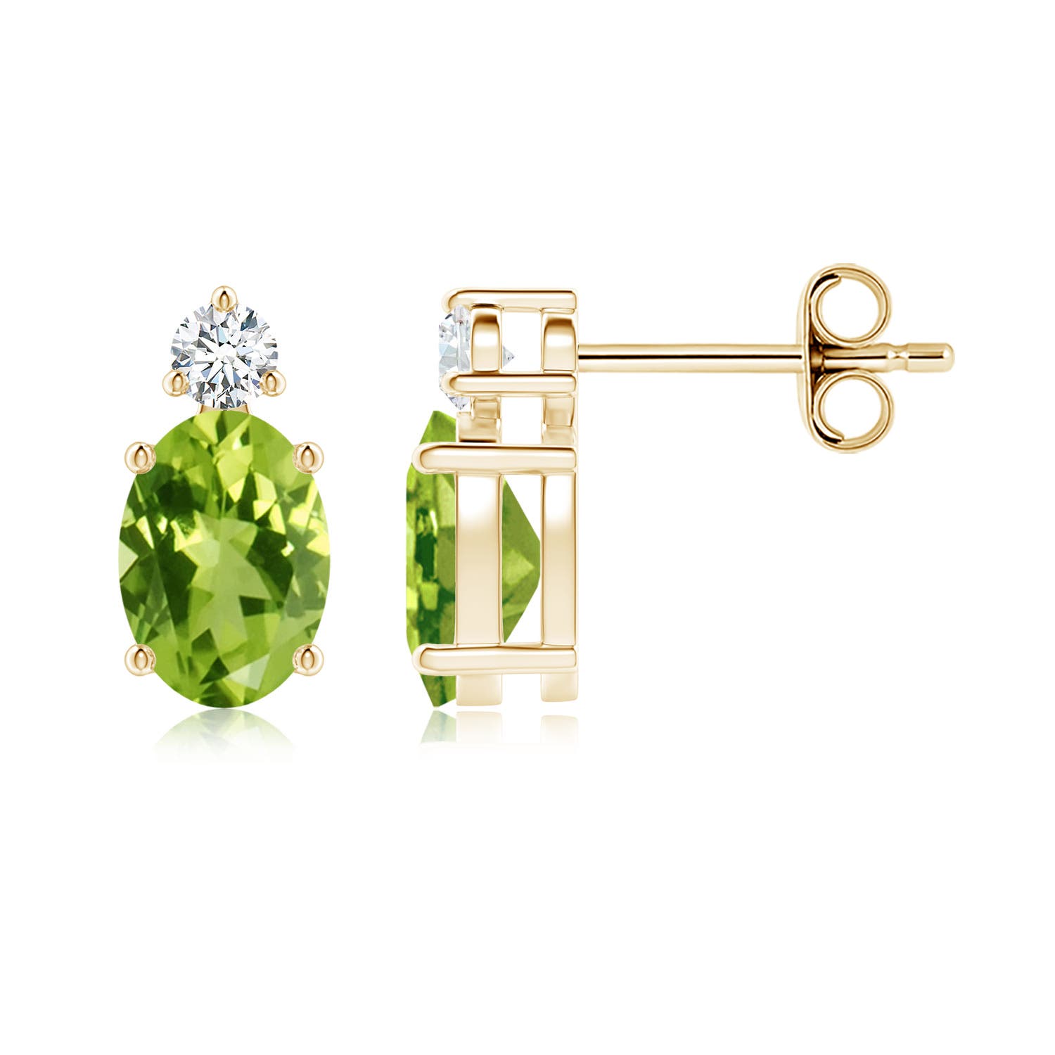 AAA - Peridot / 1.84 CT / 14 KT Yellow Gold