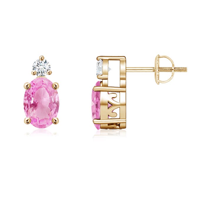 A - Pink Sapphire / 1.84 CT / 14 KT Yellow Gold