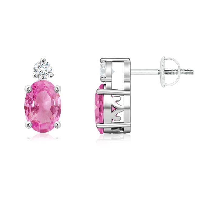 AA - Pink Sapphire / 1.84 CT / 14 KT White Gold