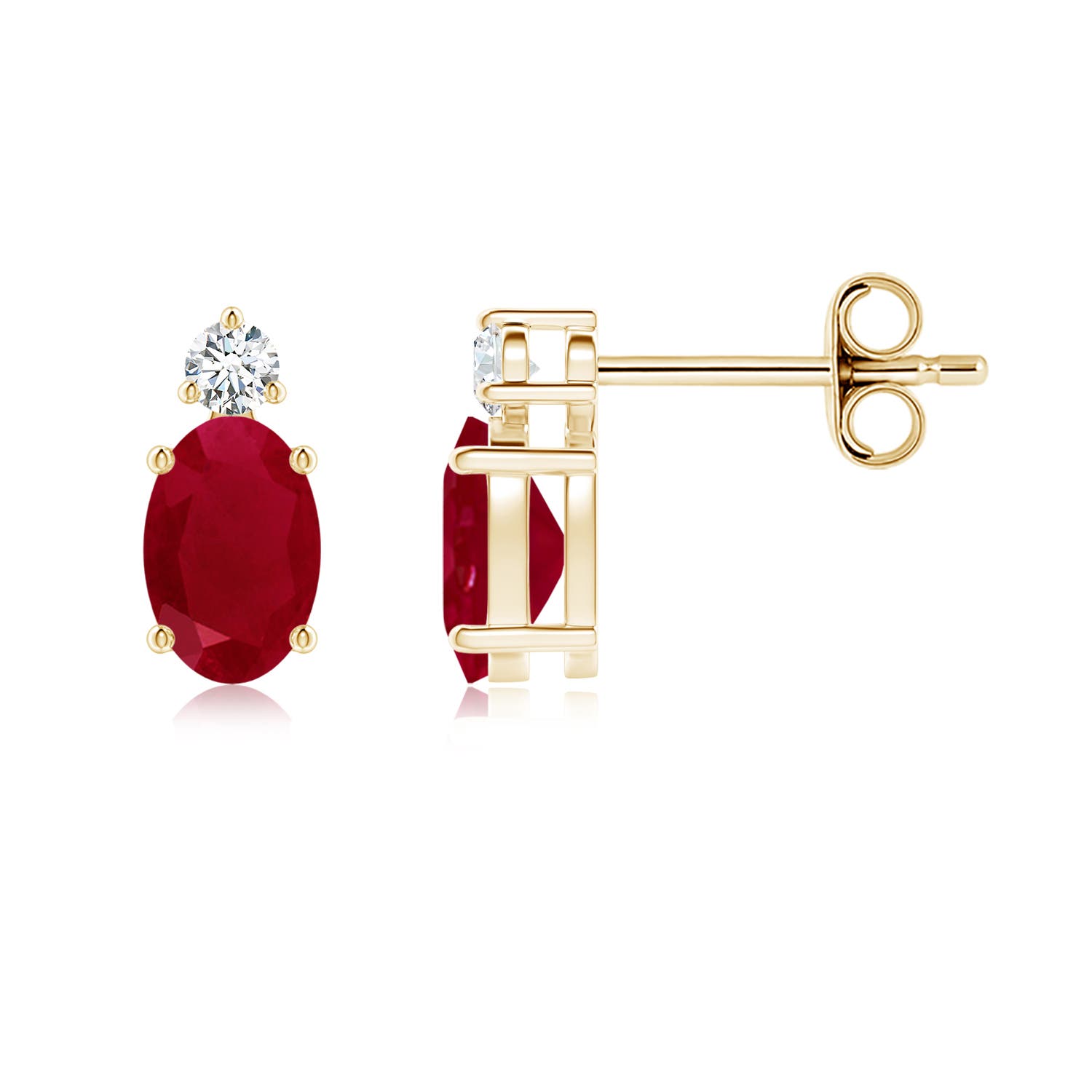 AA - Ruby / 1.28 CT / 14 KT Yellow Gold